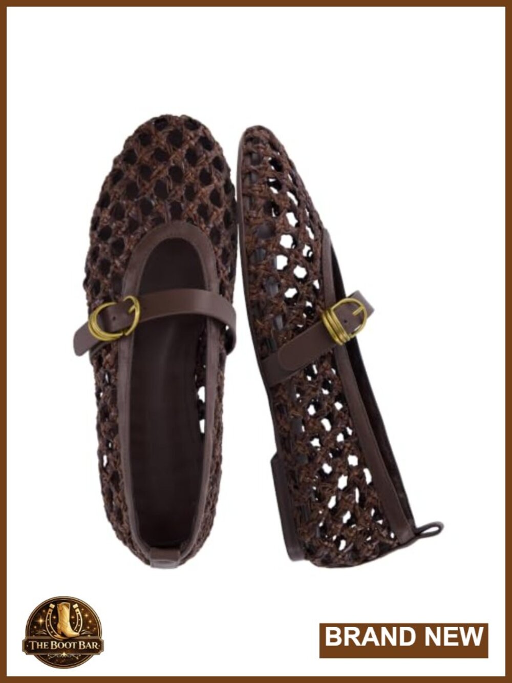 CUSHIONAIRE Wendy Woven Mary Jane Flats Memory Foam Insole Faux Lea